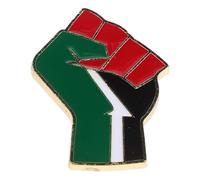 Ciieeo Épinglette Drapeau Palestinien en Métal Robuste Broche Émaillée Fierté Palestinienne Poing Levé Accessoire Polyvalent pour Manteaux Paquet et Vêtements Pins Libérer Palestine