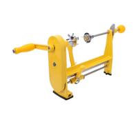 Ciieeo Éplucheur Manuel Acier Inoxydable avec Manivelle Trancheur Réglable pour Éplucher Pommes de Terre Mangues Carottes Poires et Concombres