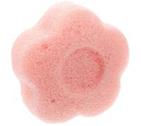 Ciieeo Éponge Nettoyante Visage Forme Fleur en Matière Végétale, Couleur Rose, Petite Taille, pour Exfoliation Douce et Nettoyage Profond des Pores, Éponges pour Soins du Visage