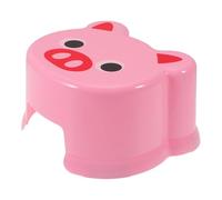 Ciieeo Escabeau Antidérapant Plastique pour Garçon Fille Tabouret Cartoon Et Pratique pour Salle De Bain Et Toilette pour Apprentissage Potty Training Rose