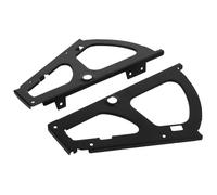 Ciieeo Étagère à Chaussures avec Charnières à Bascule Support Noir pour Armoire à Chaussures Cadre Pratique et Espace Facile à Installer et Adaptable à Types de Rangement