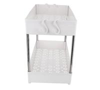 Ciieeo Étagère de Rangement Multicouche pour Épices Support en Plastique Design Pratique Organisateur Cuisine et Salle de Bain Stockage de Pots 2