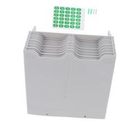 Ciieeo Étagère Extensible Porte-cartes 30 Places Polyvalente En Plastique Robuste Pour Rangement Bureau Et Entrepôt Usage Professionnel
