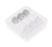 Ciieeo Étui à Lentilles 3 Pièces Transparent Joint Étanche, Pince à Épiler et Flacon de Solution, Adapté pour Voyage et Stockage Quotidien