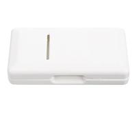 Ciieeo Étui pour Anches de Hautbois 6 Emplacements en Plastique Abs Blanc, Boîte de Transport Compacte et Légère pour Accessoires D’instruments à Vent, Rangement Sécurisé et Portable