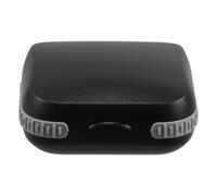 Ciieeo Étui Rigide pour Prothèses Auditives Noir, Protection Doublure à Coussin D'air, Format Compact de Poche, Organiseur Portable pour Voyages et Usage Quotidien