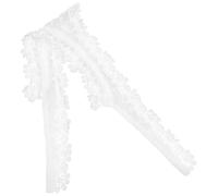 Ciieeo Faux Col Amovible Facile à Mettre en Coton Blanc Dentelle Brodée, Léger et Élégant pour Toutes Saisons et Tenues Féminines Mode