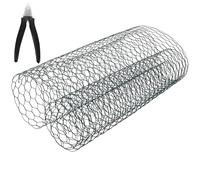 Ciieeo Filet en Fil de Fer Vert 35x100 Cm, Treillis Métallique Hexagonal Résistant pour Jardinage, Bricolage et Compositions de Fleurs, Fournitures pour Poulailler et Couleur Aléatoire