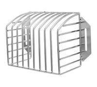 Ciieeo Filtre de Grille de Drainage en Acier Inoxydable 201 155 MM Kit de Vis Crépine d'Égout Latérale Anti-Obstruction pour Siphon Mural Protège-Gouttière pour Salle de Bain la