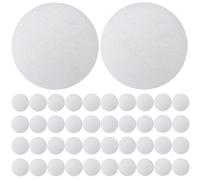 Ciieeo Filtres à Café Jetables Ronds 53 CM Lot de 100 Feuilles en Papier Filtre à Expresso Non Blanchi Filtration Fine pour Machine à Café Expresso Usage Quotidien et Préparation