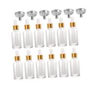 Ciieeo Flacons Compte-gouttes Lot de 24 en Verre Transparent 30ml avec Pipettes Réutilisables et Embouts Inox pour Huiles Essentielles Soins Quotidiens Corps