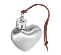 Ciieeo Flasque à Vin Acier Inoxydable Flasque Portable Étanche pour Camping Flacon à Whisky Design Pratique avec Couvercle Acier pour Boissons