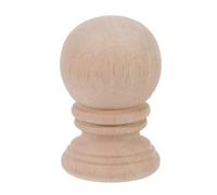 Ciieeo Fleurons Décoratifs en Bois Massif Beige pour Couvre-lits et Embouts de Rampe, Résistance Fiable et Prêt pour Diy, Style Européen Raffiné et Élégant pour Chambres