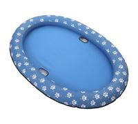 Ciieeo Flotteur Gonflable pour Chien Grand Format en PVC Bleu, Résistant la Déchirure, Portable Surface Antidérapante, pour Plans d'eau et Vacances la Plage