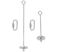 Ciieeo Fourchettes à Fruits en Acier Inoxydable pour Perroquets, Lot de 2 Tailles, Accessoires Pratiques pour Donner des Fruits et Légumes à Oiseaux