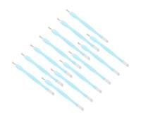 Ciieeo Fourchettes de Manucure Double Tête en Silicone, Kit 15 Pièces pour Élimination des Peaux Mortes, Outils de Nail Art Précis et Polyvalents, Accessoires Manucure Pédicure