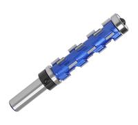 Ciieeo Fraise à Affleurer Double Roulement Spirale en Carbure 1-2X19X45 MM Mèche de Coupe pour Travail du Bois Outil de Finition Menuiserie Compatible Défonceuse Coupe-Bordures pour