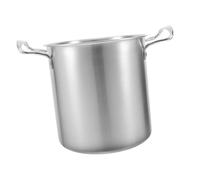 Ciieeo Friteuse Professionnelle Acier Inoxydable avec Poignées Doubles Pot de Cuisson Compatible avec Cuisinières à Gaz et Induction pour Restaurants et Usage Domestique