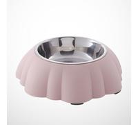 Ciieeo Gamelle pour Chien et Chat Antidérapante en Acier Inoxydable, Grand Format, Rose, Bol Alimentaire Écologique pour Animaux de Compagnie, Distributeur de Nourriture Pratique, Chiots et Chats