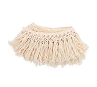 Ciieeo Garniture En Dentelle À Franges 12Cm Ruban De Décoration Créative Pour Rideaux Vêtements Bricolage Couture Maison