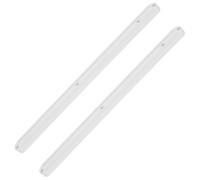 Ciieeo Glissières de Tiroir Plastique 2 Pièces 298 MM, Rails Coulissants Latéraux pour Commode, Guides de Glissières Robustes pour Meubles, Coulisseau Tiroir Montage Latéral, Usage la