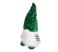 Ciieeo GNOME de Noël Lumineux Peluche Festive Décoration de Bureau et Sapin pour de Noël Lutin Farceur sans Batterie
