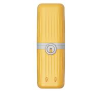 Ciieeo Gobelet à Brosser Les Dents, Mug pour Se Brosser Les Dents, Boîte de Rangement de Voyage en PP Aimant, Jaune, pour Voyager, Hommes et Femmes