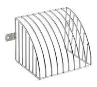 Ciieeo Grille Anti-obstruction en Acier Inoxydable 15,5 X 12 X 12 Cm pour Gouttière Latérale, Filtre de Toit et Balcon, Crépine de Drainage Fixation par Vis, Protection Feuilles et