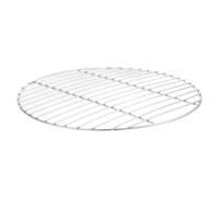 Ciieeo Grille de Barbecue Ronde en Acier Inoxydable 26 Cm, Filet de Barbecue Domestique Anti-débordement, Outil de Pique-niques pour Cuisson Extérieure et Camping, Maille Résistante