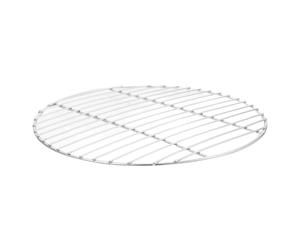 Ciieeo Grille de Barbecue Ronde en Acier Inoxydable 26 Cm, Filet de Barbecue Domestique Anti-débordement, Outil de Pique-niques pour Cuisson Extérieure et Camping, Maille Résistante
