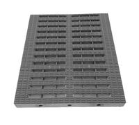Ciieeo Grilles de Drainage de Tranchée D’allée en Plastique, Couvercle