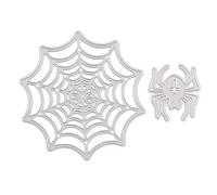 Ciieeo Halloween Araignée Matrices De Découpe Toile D'araignée Découpe De Métal Découpes Toile D'araignée Métal Meurt Pour La Fabrication De Cartes Scrapbooking DIY Gravé Artisanat Meurt