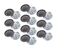 Ciieeo Haut-Parleur Rond Miniature 8 Ohm 0,5 W Diamètre 30 Mm, Profil | Câbles Préinstallés, Aimant Interne, Reproduction Vocale Équilibrée, pour Petits Appareils et Circuits Pédagogiques