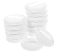 Ciieeo Houppettes à Poudre Plantées 20 Pcs, Disque Maquillage Blanc 45x10 Mm, Accessoire Maquillage Femme Confortable et Souple pour Application Poudre Compacte, Outil Couleur Aléatoire