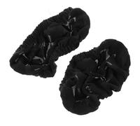 Ciieeo Housse D'accoudoir Élastique Noire pour Chaise de Bureau et Chaise Gaming, Protection Antidérapante et Anti-Transpiration, Lot de 2 Manchons Compatibles Fauteuils Pivotants,