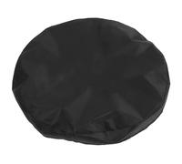 Ciieeo Housse de Barbecue Rond en Tissu Oxford 210d Résistant aux Intempéries, Diamètre 100 Cm, Housse de Protection Extérieure pour Foyer de Patio, Couverture Robuste pour Brasero