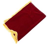 Ciieeo Housse de Protection pour Piano Droit en Peluche Résistante Glands, Couvre-piano Élégant et Simple pour Instrument de Musique, Anti-poussière et Décoratif