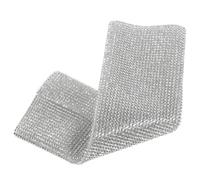 Ciieeo Housse de Protection pour Poignée de Micro sans Fil en Plastique Strass Argenté Compatible Microphone Portable Manchon Décoratif et Fonctionnel pour Chanteurs et Animateurs