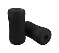 Ciieeo Housse en Mousse Noire pour Appareils de Musculation 2pcs, Manchon de Poignée Confortable en Éponge Versatile pour Haltères et Barres, Protection pour Fitness
