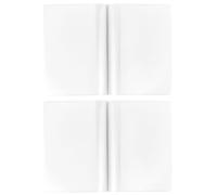 Ciieeo Inserts en 20 10 Emplacements Pages et 2 de Réutilisables Plastique, Titulaire Léger Sûr Pièces Portefeuille de Carte de Crédit pour Porte-Cartes