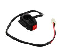 Ciieeo Interrupteur de Démarrage Facile à Installer pour Moto en Alliage D'aluminium Multifonction Noir Accessoire Manette pour Démarrage à Bouton-poussoir Compatible Guidon