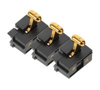 Ciieeo Interrupteur pour Tondeuse à Cheveux, Bouton Marche/arrêt Boîtier Noir et Rouge, Pack de 3 Pièces Vis et Lame de Soudure, Accessoires pour Outils de Coiffure sans Fil, Compatible