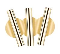 Ciieeo Jardinière Murale Doré Lot de 3 Vase Suspendu Décoratif pour Fleurs et Plantes Décoration Murale Vintage Facile à Installer
