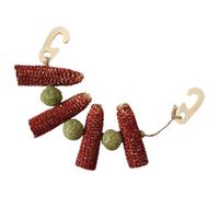 Ciieeo Jouet à Mâcher pour Lapin et Hamster en Fibres Naturelles, Taille Compacte, à Suspendre Facile, Jouet Anti-Stress pour Petits Rongeurs et Cochons d'Inde