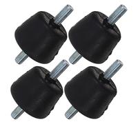 Ciieeo Kit 4 Coussinets Anti-vibrations en Caoutchouc pour Climatiseur Extérieur, Supports Amortisseurs Anti-chocs, Pieds Isolateurs Stables pour Compresseur D’air, Tapis Anti-bruit