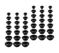Ciieeo Kit Assortiment 70 Pcs Œillets en Caoutchouc Noir Passe-Câbles Étanches Joints de Protection pour Câblage Électrique 7 Tailles Multiples pour Installation et Gestion de Fils