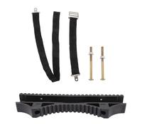 Ciieeo Kit D’Accessoires Antidérapants pour Échelle Télescopique, Coussin en Plastique Noir Incurvé, Stabilisateur pour Poteau, Accessoire de Sécurité pour Échelle Polyvalente, Usage