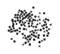 Ciieeo Kit De 100 Boutons Poussoirs Tactiles Momentané, Switch Micro Momentané, 12×12 Mm, Contacts Argentés, pour Projets Électroniques Et Circuits PCB