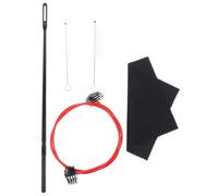 Ciieeo Kit de Nettoyage pour Trompette Brosse Flexible, Ensemble 5 Pièces en Plastique et Nylon, Sûr et Non Rayant, pour Entretien à Domicile des Instruments à Vent