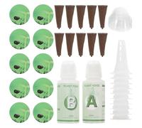 Ciieeo Kit de Paniers Hydroponiques Design Fendu pour Plantes sans Sol en PP et PVC, Observation Continue et Croissance Racinaire Améliorée pour Poivrons